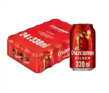 Cruzcampo Cerveza - Caja de 24 Latas x 330 ml - Total: 7.92 L