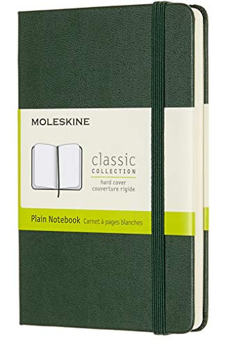 Cuaderno Clásico con Hojas Lisas, Tapa Dura y Cierre Elástico Moleskine (4 colores)