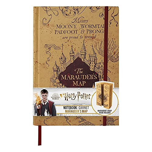 Cuaderno con mapa del Merodeador plegable Harry Potter