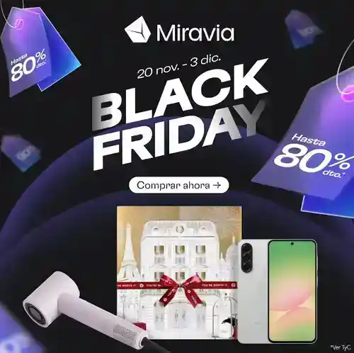 CUPONES Black Friday Miravia: Empieza el jueves 20/11 - Recógelos YA ¡Luego se agotan!