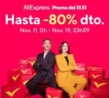 Cupones para el 11.11 en Aliexpress ¡¡Los mejores precios del año!!