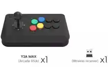 Data Frog Y3A Max Arcade Stick joystick inalámbrico - Compatible con PC, Android, iOS (modelos USB-C)