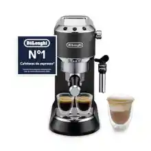 De'Longhi Dedica - Cafetera de Bomba de Acero Inoxidable para Café Molido o Monodosis