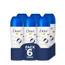 Desodorante Roll-On Dove Advanced Care Original - Pack 6 unidades