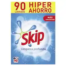 Detergente en polvo Skip para 90 lavados