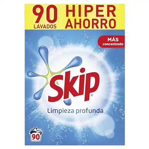 Detergente en polvo Skip para 90 lavados