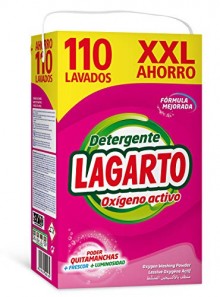 Detergente Lagarto Oxígeno Activo XXL 110 Lavados, 7150 g