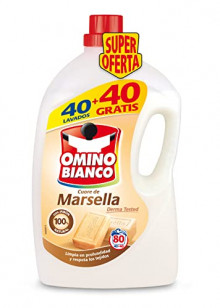 Detergente Líquido Lavadora 80 lavados Omino Bianco
