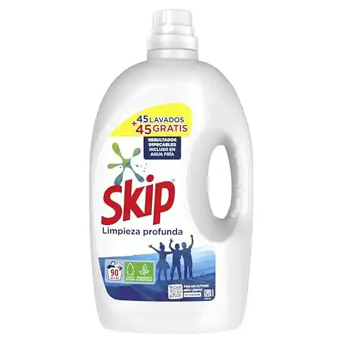 Detergente líquido Skip Ultimate Limpieza profunda 45+45 lavados