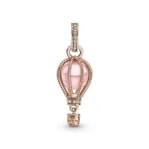 Dijes de viaje PANDORA chapados en oro rosa de 14 quilates