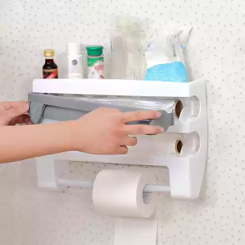 Dispensador de papel de aluminio 4 en 1