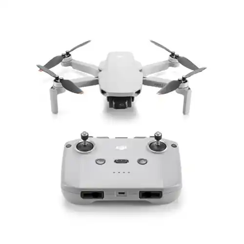 Dron DJI Mini 2 SE con cámara ligero y plegable con vídeo 2.7K, transmisión de vídeo a 10 km, 31 minutos de vuelo