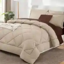 Edredón Nórdico 360gr de fibra bicolor reversible para invierno, extrasuave y transpirable - Printex Home