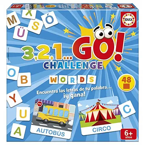 Educa 3,2,1 GO Challenge - Juego de Mesa Infantil