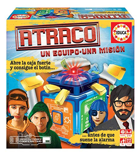 Juego de Mesa  Atraco. Un Equipo · Una Misión