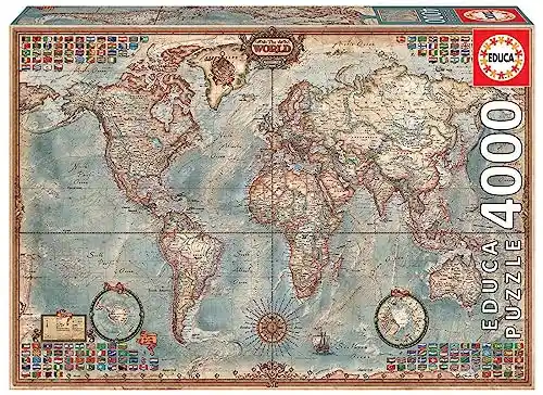 Educa Puzzle 4000 Piezas El Mundo 136x96 cm