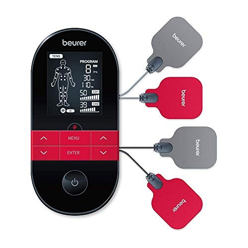 Electroestimulador digital con función calor, tens, ems y masaje Beurer EM59