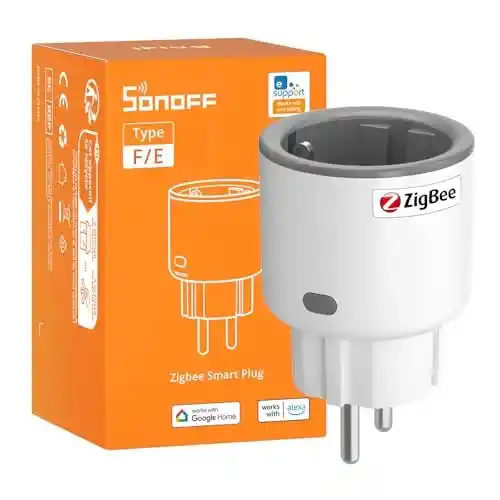 Enchufe inteligente SONOFF S60ZBTPF Zigbee con control remoto y monitor de energía