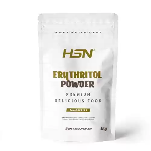 Eritritol de HSN Edulcorante Natural Bajo en Calorías, En Polvo, 1 Kg