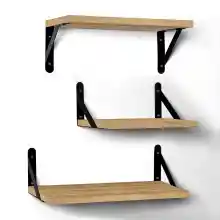 Estantería T-LoVendo de madera 3 niveles