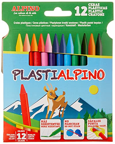 Estuche 12 ceras Alpino PA000012