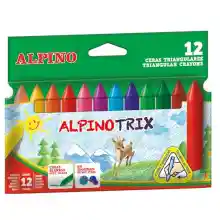 Estuche AlpinoTrix con 12 ceras de colores