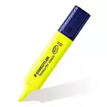 Estuche con 10 marcadores de color amarillo Staedtler 364-1. Rotuladores fluorescentes Textsurfer