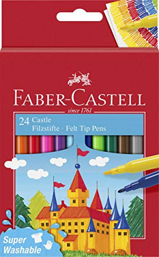Estuche con 24 rotuladores escolares Faber-Castell