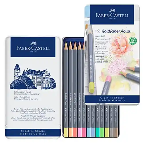 Estuche de 12 Lápices Acuarelables Faber-Castell