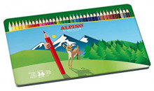 Estuche de Lápices de Madera Alpino de 36 unidades