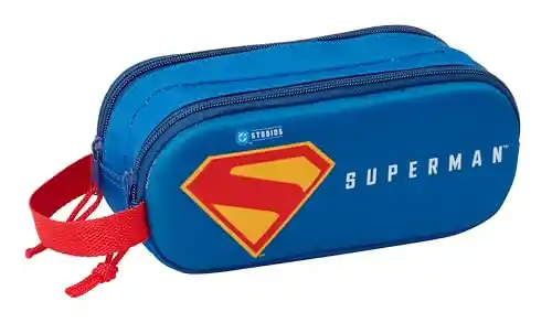 Estuche Portatodo Doble Superman 3D