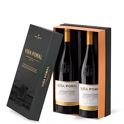 Estuche regalo 2 botellas 75cl Viña Pomal Rioja Reserva Centenario
