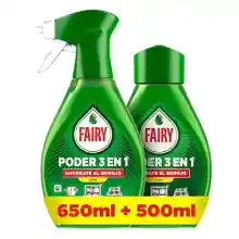 Fairy Spray Antigrasa + Recambio Sin Remojo