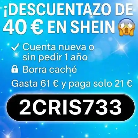 ¡acaba en 3 dias! DESCUENTAZO de 40€ en SHEIN!!