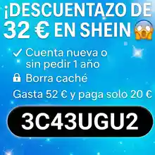 ¡abril-mayo 2026! DESCUENTAZO de 32€ en SHEIN!!