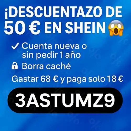 DESCUENTAZO de 50€ en SHEIN!!