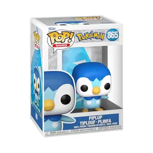 Figura Funko Pop! de Piplup de Pokémon en vinilo