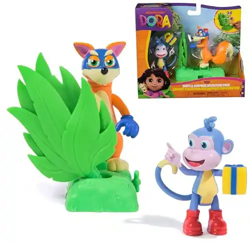 Figuras de Dora La Exploradora: Botas y Zorro