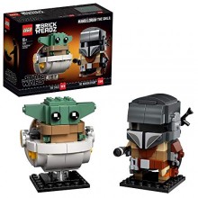 Figuras LEGO Star Wars BrickHeadz El Mandaloriano y el Niño