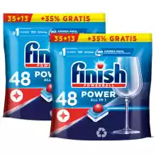 Finish Power All in 1 Pastillas para lavavajillas Regular 96 pastillas | Miravia