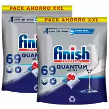 Finish Quantum All in 1 Pastillas para lavavajillas Regular 138 pastillas | Miravia