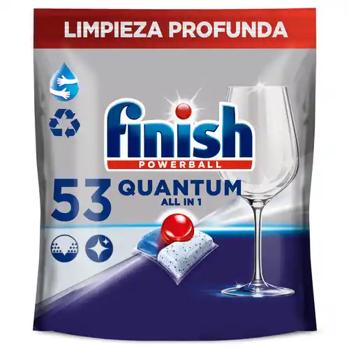 Finish Quantum All in 1 Pastillas para lavavajillas Regular 138 pastillas | Miravia