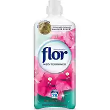 Flor - Suavizante para la ropa concentrado, aroma frescor mediterráneo - 78 dosis