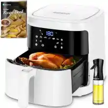 Freidora de aire Aigostar 7L 1900W con pantalla táctil LED