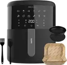 Freidora de Aire de 6L con Accesorios Cecotec Cecofry Bombastik 6000 Full Hot