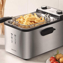 Freidora eléctrica Cecotec CleanFry Infinity 4000 Full INOX. 4 L