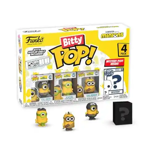 Funko Bitty Pop! Minions 4 figuras