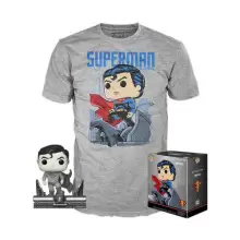 Funko Pop + Camiseta Superman DC Collection Jimlee Special Edition 278