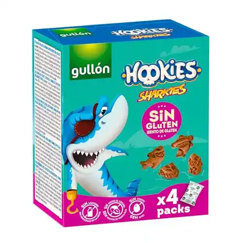Galletas Gullón Hookies Mini Sharkies 4x40g