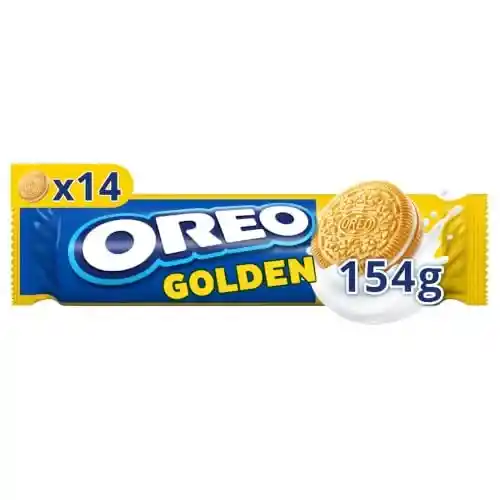 Galletas Oreo Golden sabor vainilla (154g)